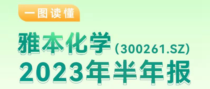 一图读懂Stake化学（300261.SZ）2023年半年报